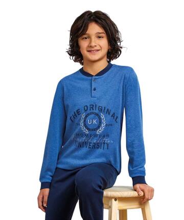 Pigiama da ragazzo in caldo cotone Il Granchietto GP4139 - CIAM Centro Ingrosso Abbigliamento