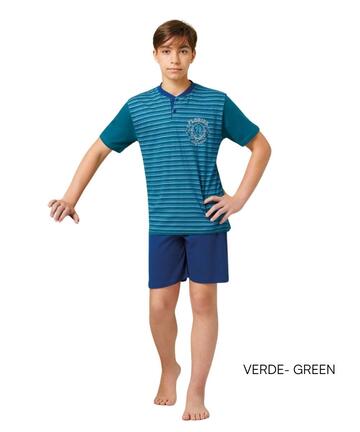 Il Granchietto GP4155 boys' short cotton jersey pajamas - CIAM Centro Ingrosso Abbigliamento