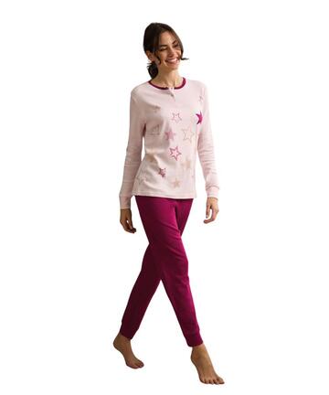 Pigiama donna in jersey di cotone caldo Il Granchio Lady GP6101 - CIAM Centro Ingrosso Abbigliamento