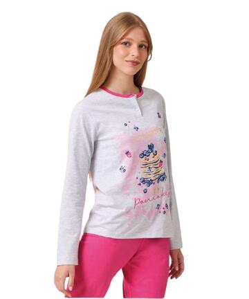 Pigiama da ragazza in jersey di cotone Il Granchietto GP7133
