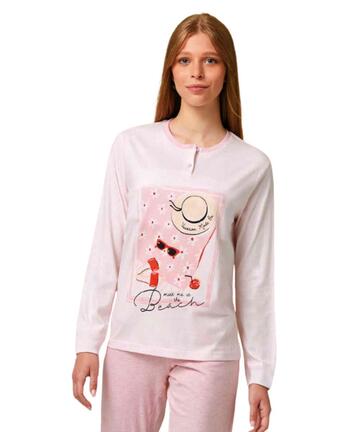 Pigiama da ragazza in jersey di cotone Il Granchietto GP7134