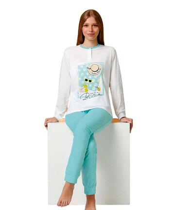 Pigiama da ragazza in jersey di cotone Il Granchietto GP7134