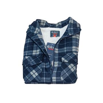 GIACCA SCOZZESE DA UOMO IN PILE IMBOTTITA GQC 01025 - CIAM Centro Ingrosso Abbigliamento