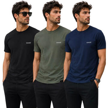 T-shirt uomo basic a manica corta Gaud&igrave;&nbsp;GAU1UTS03