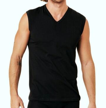 Gicipi Georges Men's V-neck sleeveless jacket Black - CIAM Centro Ingrosso Abbigliamento