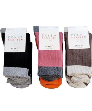 Women's short socks in warm ribbed cotton Discover Prisco Gioia - CIAM Centro Ingrosso Abbigliamento