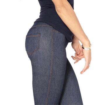 Капри женские с эффектом джинсовой ткани Gladys PD0413 - CIAM Centro Ingrosso Abbigliamento