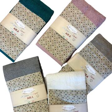 SET 2 ASCIUGAMANI IN COTONE HESSENSE AIRA&nbsp;