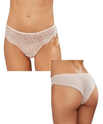 Brasiliana donna in viscosa e pizzo elasticizzato Intimami ID1511