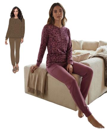 Pigiama donna in viscosa pesante Intimami ID1540