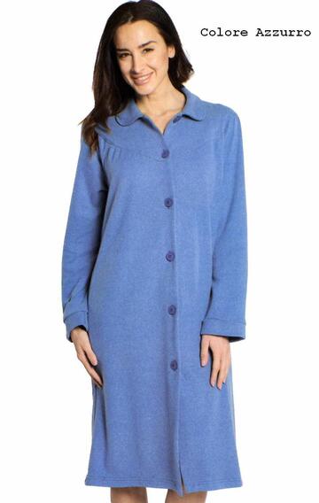 Vestaglia donna con bottoni in cotone lanato Giusy Mode Isella - CIAM Centro Ingrosso Abbigliamento