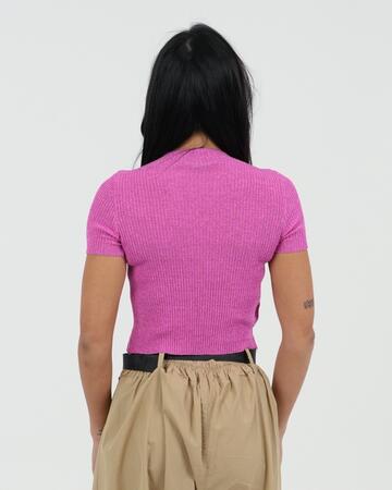 FIORENZA AMADORI 24181 WOMEN'S RIBBED AND LUREX SHORT SLEEVE T-SHIRT - CIAM Centro Ingrosso Abbigliamento