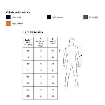 T-shirt girocollo con stampe rifrangenti JRC Lagos - CIAM Centro Ingrosso Abbigliamento