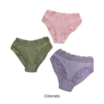 Culotte midi femme avec dentelle Jadea 742 - CIAM Centro Ingrosso Abbigliamento