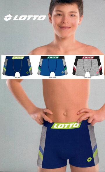 Boxer bambino in cotone elasticizzato Lotto LB4239 - CIAM Centro Ingrosso Abbigliamento
