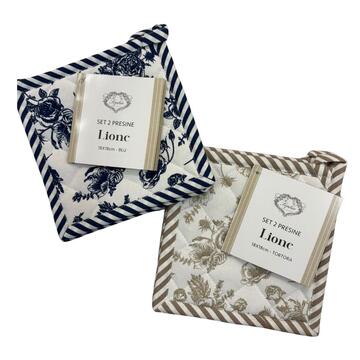SET 2 PRESINE CUCINA MAISON SOPHIE LIONE 18X18
