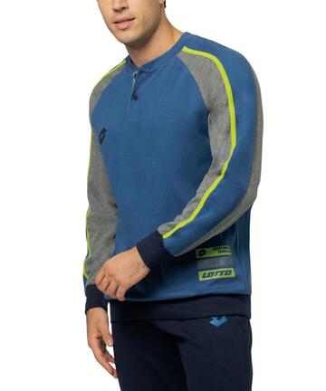 Pigiama uomo a serafino in jersey di cotone caldo Lotto LP2130 - CIAM Centro Ingrosso Abbigliamento