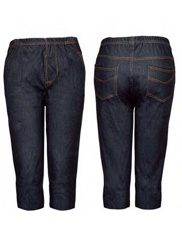 Pd0452 leggins capri conformato jeans donna - CIAM Centro Ingrosso Abbigliamento