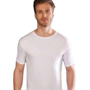 T-SHIRT UOMO COTONE GIROCOLLO BASSO MANICA CORTA LIABEL 3828 1023 - CIAM Centro Ingrosso Abbigliamento