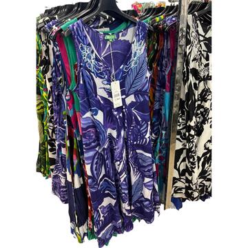 ABITO DONNA SPALLA LARGA IN COTONE VOILE MARILA M106 - CIAM Centro Ingrosso Abbigliamento