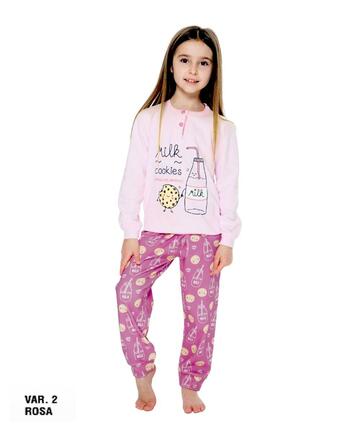Pigiama da bambina in CALDO cotone Martellina M2006 - CIAM Centro Ingrosso Abbigliamento