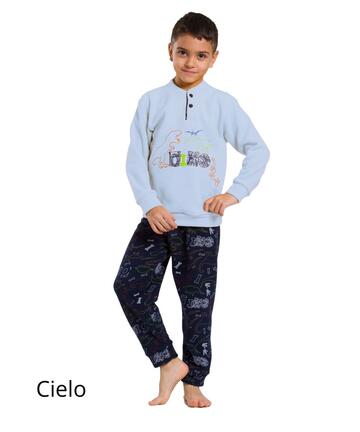 Pigiama da bambino in CALDO cotone lanato Martellina M2011 - CIAM Centro Ingrosso Abbigliamento