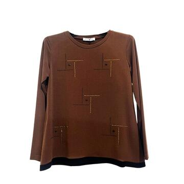 CHIARA AUTIERI MA3025 WOMEN'S BLOUSE WITH RHINESTONE - CIAM Centro Ingrosso Abbigliamento