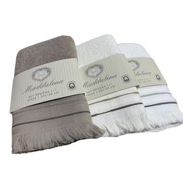 SET 2 ASCIUGAMANI IN COTONE SOPHIE MAISON MADDALENA - CIAM Centro Ingrosso Abbigliamento