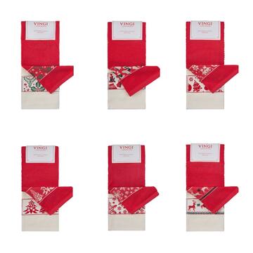 Набор из 2 рождественских кухонных полотенец от Vingi Merano - CIAM Centro Ingrosso Abbigliamento