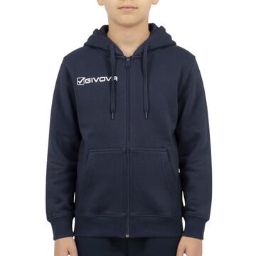 FELPA FULL ZIP TINTA UNITA RAGAZZO GIVOVA MFBG011J