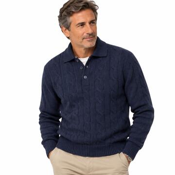 POLO UOMO MISTO LANA MV FUOCO903
