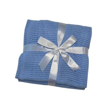 Coperta per bambn all'uncnetto fatta a mano, lana, coperta a magla