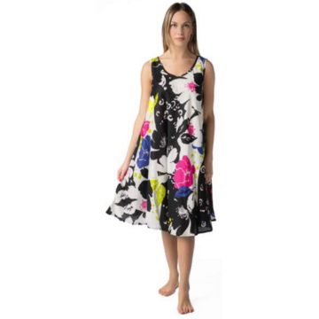 WOMAN DRESS IN VISCOSE WIDE SHOULDER CREW NECK MARILA KF007 - CIAM Centro Ingrosso Abbigliamento