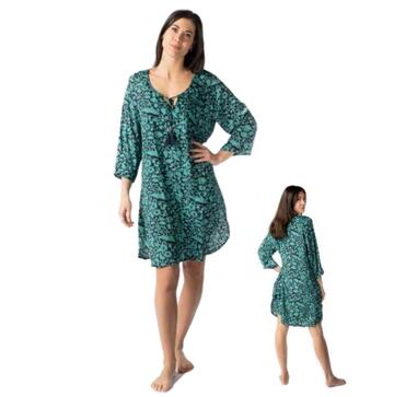 SHORT SUMMER DRESS WITH LONG SLEEVES FANTASY IN SIMILAR SILK MARILA PAOLA SHORT - CIAM Centro Ingrosso Abbigliamento