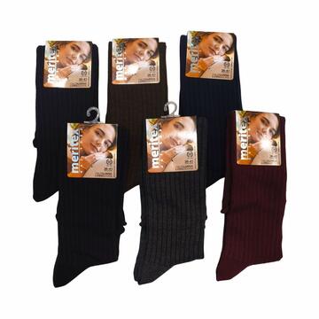 Calzino lungo donna caldo cotone Meritex 6630