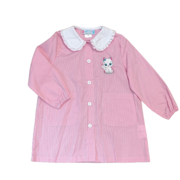 GREMBIULE ASILO BAMBINA ANDY&GIò 90255 RICAMO GATTO - CIAM Centro Ingrosso Abbigliamento