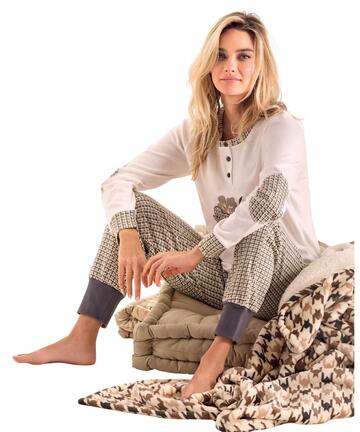 Pigiama donna in jersey di cotone caldo Infiore New Chic NWC652835 - CIAM Centro Ingrosso Abbigliamento