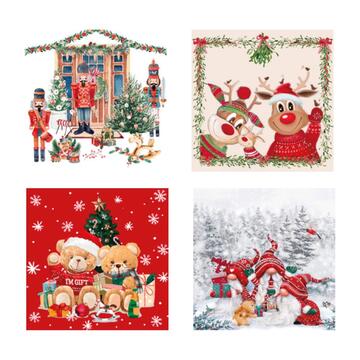 SET OF 4 PP PLACEMATS HAPPY HOLIDAY - CIAM Centro Ingrosso Abbigliamento