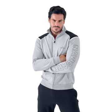 TUTA UOMO FULLZIP COTONE GARZATO NAVIGARE 29612