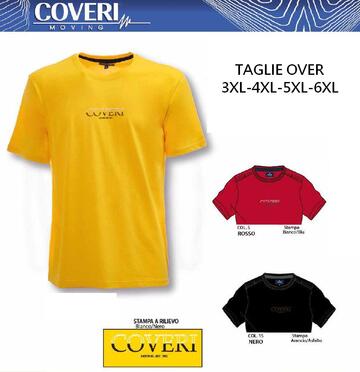 T-shirt uomo CALIBRATA in jersey di cotone Coveri Moving OTJ3389 - CIAM Centro Ingrosso Abbigliamento