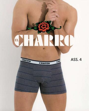 Мужские боксеры из хлопка стрейч El Charro Olimpo Ass.4 и Ass.5 - CIAM Centro Ingrosso Abbigliamento