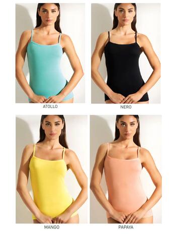 Top donna a spallina stretta in bamboo Magic Dream P0717M - CIAM Centro Ingrosso Abbigliamento
