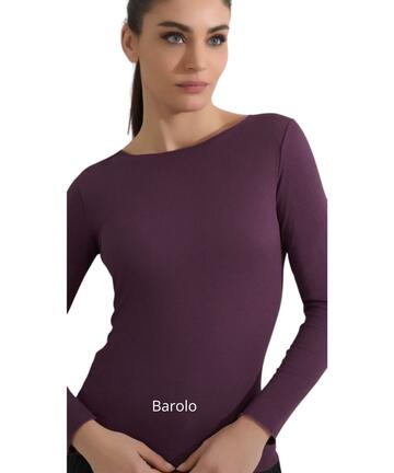 Pura P0735M Ribbed Cashmere Boat Neck Underjacket - CIAM Centro Ingrosso Abbigliamento