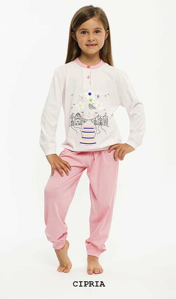 Pigiama bambina in jersey di cotone Gary P30006 Tg.8/10 - CIAM Centro Ingrosso Abbigliamento