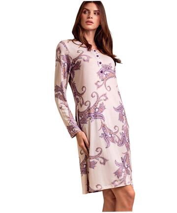 Lormar Pashmina PAS633823 Schweres Viskose-Nachthemd mit Muster - CIAM Centro Ingrosso Abbigliamento