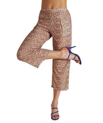Pantalone palazzo donna in jersey di poliester Gladys PD1853