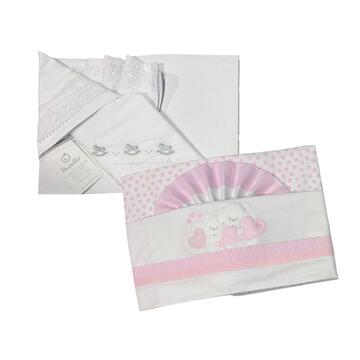 COMPLETO CULLA 3 PEZZI PASTELLO LC