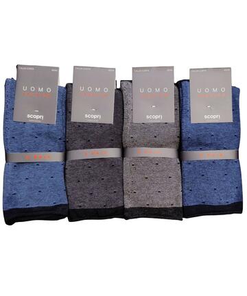 Men's short loose socks in warm cotton Discover Prisco Pedro - CIAM Centro Ingrosso Abbigliamento