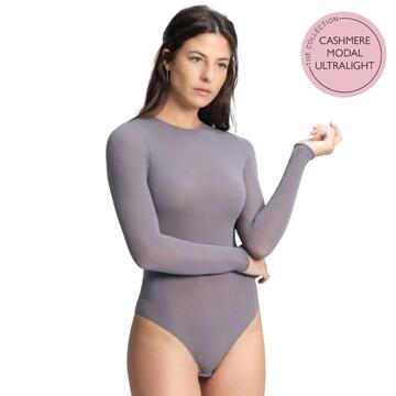 Body donna a manica lunga girocollo in cashmere ultralight Prisco Cash Body ml - CIAM Centro Ingrosso Abbigliamento