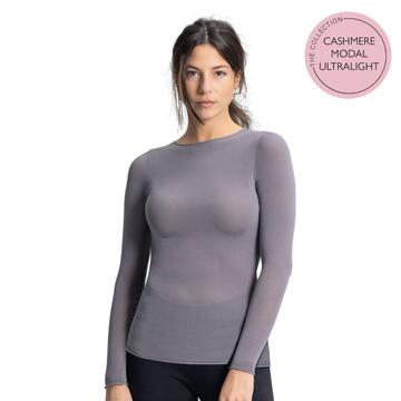 Maglia donna a manica lunga in cashmere ultralight Prisco Cash - CIAM Centro Ingrosso Abbigliamento